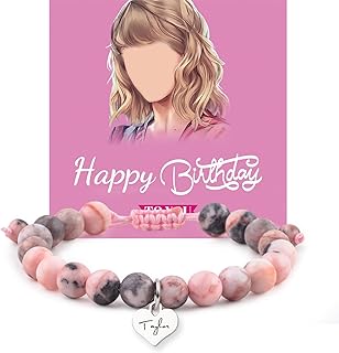 Taylor Birthday Gifts Bracelets, Taylor Merch, Bracelet and Birthday Card are the Best Birthday Gifts for Girls, Women, wife, Daughter, Granddaughter, Bestie, Sister