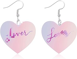 Acrylic 1989 Earrings Dangle Album Inspired Earrings Merch Jewelry Gifts for Women Girls Fans Costume Outfits Dress Decor