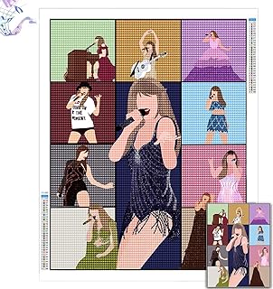 Taylor Diamond Painting Taylor Diamond Art Swiftea Cute Singer DIY Kit Gift 12x16inch